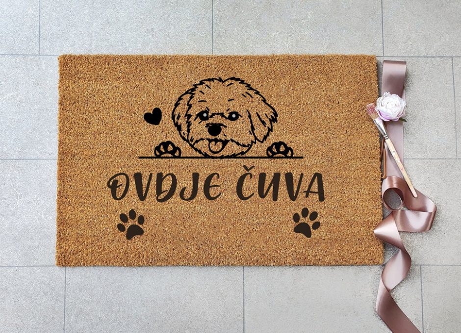 Otirač – Ovdje čuva maltezer 1